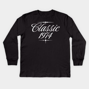 Classic 1974 v3 Kids Long Sleeve T-Shirt
